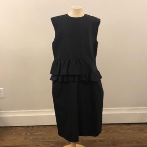 NWT Paul Smith Womens Sleeveless Dress Blk Size46